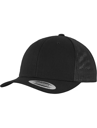 Flexfit 6606/6606T 6-panelová vintage čiapka „Trucker“ 55.6606 čierna