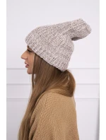 Dámska čiapka Delia K260 light beige