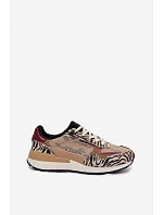 Dámske športové tenisky s potlačou Big Star TT274333 Beige Dámske športové tenisky s potlačou Big Star TT274333 Beige
