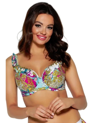 Dámska plavková podprsenka SK-161 tyrkysová - Ava Dámska plavková podprsenka SK-161 tyrkysová - Ava