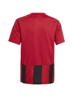 Adidas Striped 24 Detské tričko červeno-čierne IW2131