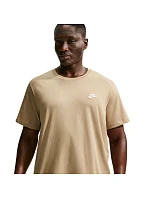 Pánske tričko Nike Club Tee, béžové, AR4997 297 Pánske tričko Nike Club Tee, béžové, AR4997 297
