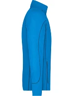 Daiber JN 597 Pánska štruktúrovaná fleecová bunda 02.0597 aqua/navy Daiber JN 597 Pánska štruktúrovaná fleecová bunda 02.0597 aqua/navy