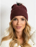 Dámska čiapka AT CZ 173501 gaštanová Dámska čiapka AT CZ 173501 gaštanová