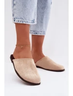 Dámské ploché béžové ekologické semišové Veronelle