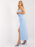 DHJ SK 18992 šaty.16x svetlo modrá