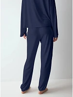 Dámske tepláky Cozy Comfort Cozy Trouser X 01 modré Blue – TRIUMPH Dámske tepláky Cozy Comfort Cozy Trouser X 01 modré Blue – TRIUMPH