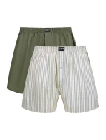 Pánske voľné boxerky 2 ks DIM COTTON STRETCH LOOSE BOXER 2x - DIM - sivé