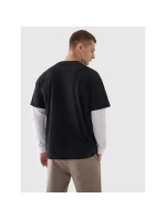 Oversize jednofarebné unisex tričko 4F 4FRAW24TTSHU2672-20S