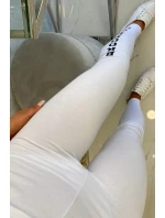 Nohavice legíny Brooklyn white