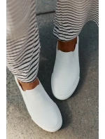 Trampki Damskie Slip-On Big Star RR274717 Białe