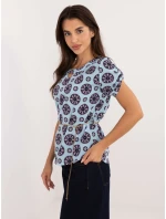 Blúzka LK BZ 505775.00 svetlomodrá