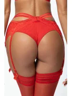 Podväzkový pás V-10722 červený - Axami