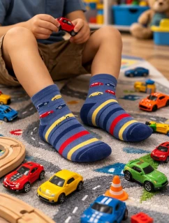 Chlapčenské vzorované ponožky 6-11 rokov U34.P01