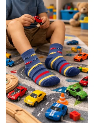 Chlapčenské vzorované ponožky 6-11 rokov U34.P01