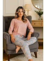 Pyžamo Leveza Fidelia 1510 7/8 M-2XL