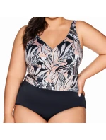 Dámske jednodielne plavky 61 black plus - AVA