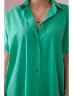 Bavlnené tričko s krátkym rukávom zelené Bavlnené tričko s krátkym rukávom zelené