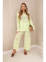 Prolaminovaná súprava Rayon pistáciová