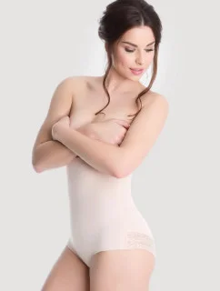 Sťahovacie nohavičky vysoké 341 béžová - Julimex