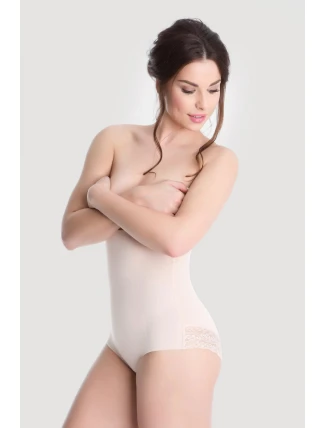 Sťahovacie nohavičky vysoké 341 béžová - Julimex