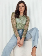Dámska blúzka RUFFI zelená FashionStreet RY2358