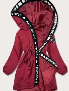 Vínová dámska bunda (BR8002-27)