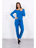 Súprava s dvojitým lemovaním nevädza modrá Súprava s dvojitým lemovaním nevädza modrá