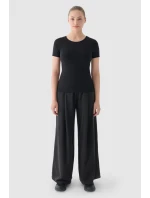 Damski T-Shirt Z Nadrukiem 4F 4FWMM00TTSHF1846-20S Czarny