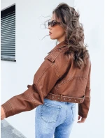 Dámska kožená bunda BADEN camel FashionStreet TY4337 Dámska kožená bunda BADEN camel FashionStreet TY4337