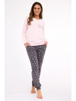 DÁMSKE PYŽAMO DR 163/461 SNEH