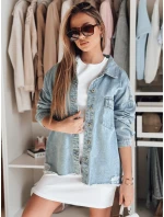 Dámska nadrozmerná džínsová bunda TONACIO modrá FashionStreet TY4907 Dámska nadrozmerná džínsová bunda TONACIO modrá FashionStreet TY4907