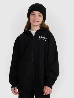 Dievčenská mikina s kapucňou 4F 4FJRAW25TSWSF2516-20S