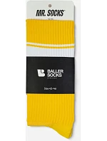 Mr. Socks L 05009 Športové ponožky „Ballersocks Classic“ 88.5009 tmavomodrá/biela