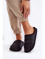 Damskie Klasyczne Papcie Big Star KK274602 Czarne