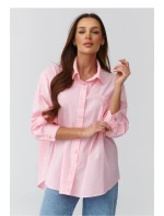 Košeľa s dlhým rukávom model 224100 Makadamia