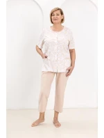 Pyžamo Regina 738 cr/r 2XL-3XL W26 dámske nezapnuté