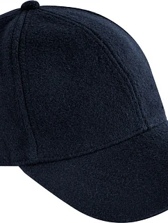 Beechfield B 619 6-panelová čiapka s výložkou „Wool Blend“ 53.0619 tmavomodrá