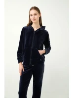 Vamp - Zamatová tepláková súprava s kapucňou 21162 - Vamp Vamp - Zamatová tepláková súprava s kapucňou 21162 - Vamp