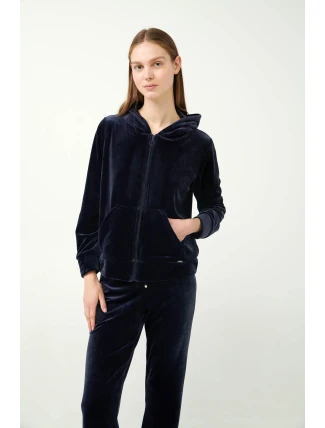 Vamp - Zamatová tepláková súprava s kapucňou 21162 - Vamp Vamp - Zamatová tepláková súprava s kapucňou 21162 - Vamp