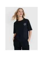 Dámske tričko oversize s potlačou 4F 4FWSS25TTSHF1993-20S Dámske tričko oversize s potlačou 4F 4FWSS25TTSHF1993-20S