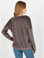 Mikina RV BL 8441.07P tmavo šedá