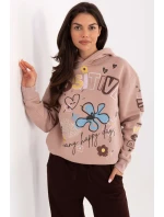 Mikina s kapucňou model 218218 Podúroveň Mikina s kapucňou model 218218 Podúroveň