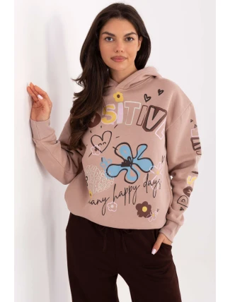 Mikina s kapucňou model 218218 Podúroveň Mikina s kapucňou model 218218 Podúroveň