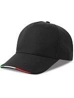 Atlantis Headwear Recy Five Italia 5-panelová čiapka 33.0281 čierna Atlantis Headwear Recy Five Italia 5-panelová čiapka 33.0281 čierna