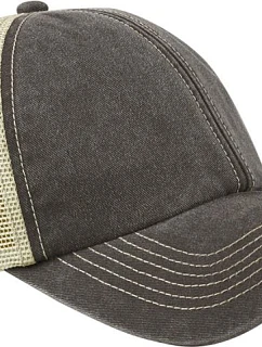 Beechfield B 672 6-panelová čiapka Vintage Trucker 53.0672 vintage hnedá/kameňová