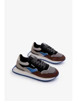 Pánske tenisky Big Star Memory Foam System Brown-Black