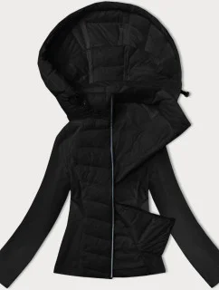 Dámska prešívaná zmesová bunda J Style Black (16M9226-392)