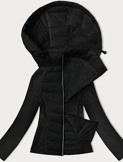 Dámska prešívaná zmesová bunda J Style Black (16M9226-392)
