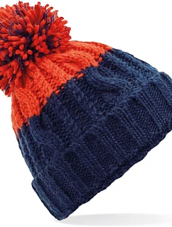 Beechfield B 437 Čiapka Apres 53.0437 oxford navy/fire red